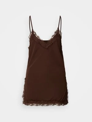 Top Gina Tricot brązowy