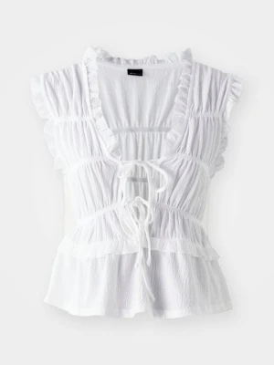 Top Gina Tricot mleczny