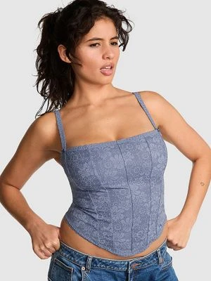 Top gorsetowy koronkowy Wink Victoria's Secret