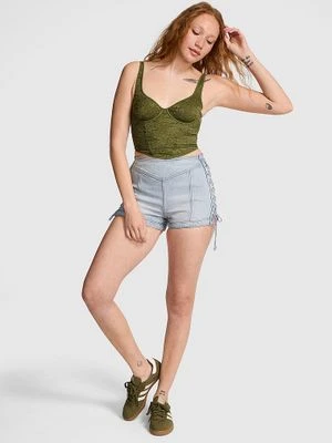 Top gorsetowy koronkowy Wink Victoria's Secret