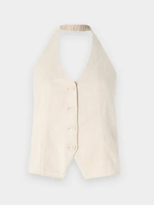 Top Hollister Co. beżowy