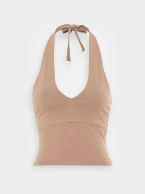 Top Hollister Co. brązowy