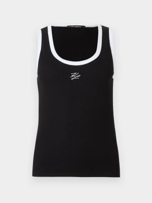 Top KARL LAGERFELD czarny