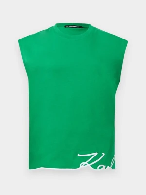 Top KARL LAGERFELD zielony