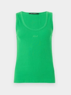 Top KARL LAGERFELD zielony