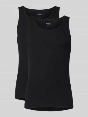 Top krój slim fit z okrągłym dekoltem w 2‑pakiecie MCNEAL