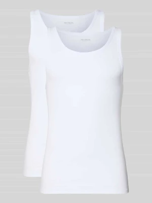 Top krój slim fit z okrągłym dekoltem w 2‑pakiecie MCNEAL