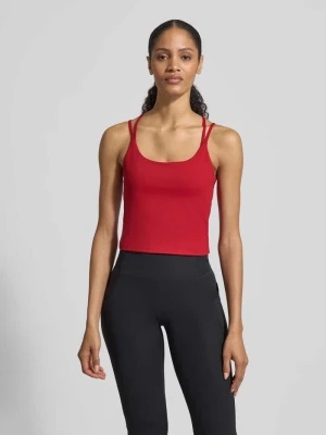 Top krótki na ramiączkach ze zintegrowanym biustonoszem model ‘PRINCIPLE’ Fabletics
