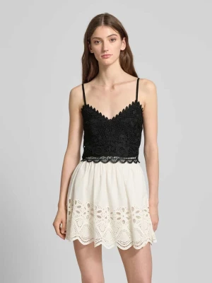 Top krótki o kroju regular fit z mieszanki wiskozy model ‘HONEY’ Only