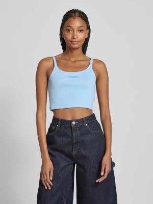 Top krótki o kroju slim fit z efektem prążkowania Tommy Jeans