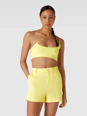 Top krótki z asymetrycznymi ramiączkami REVIEW