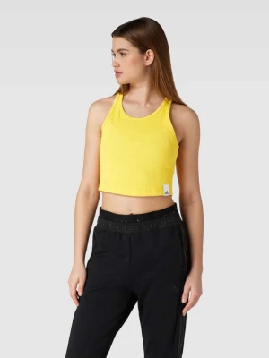 Top krótki z efektem prążkowania adidas Sportswear