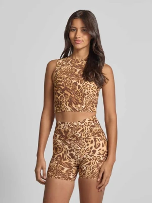 Top krótki z nadrukiem z logo Stronger