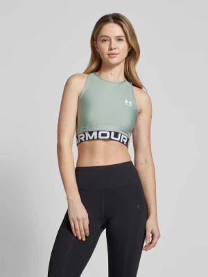 Top krótki z nadrukiem z logo Under Armour