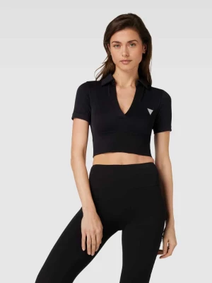 Top krótki z naszywką z logo Guess Activewear