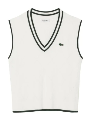 Top Lacoste niebieski
