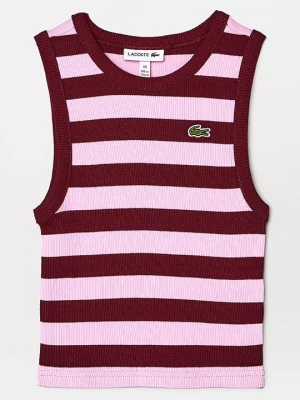 Top Lacoste różowy