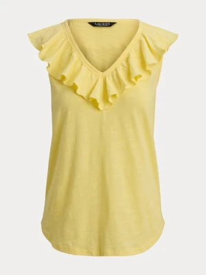 Top Lauren Ralph Lauren żółty