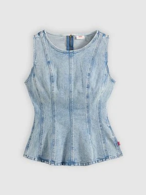 Top Levi's niebieski denim