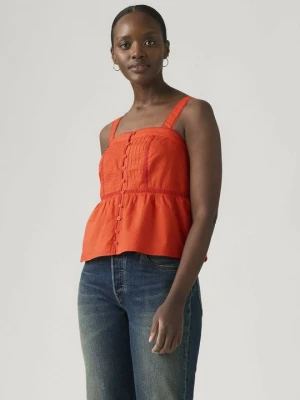 Top Levi's czerwony melanż