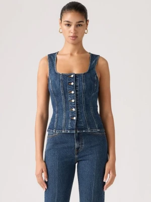 Top Levi's niebieski denim