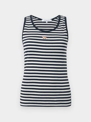 Top Maison Kitsuné granatowy