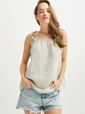 TOP MIA JASNO SZARY L - Flawless