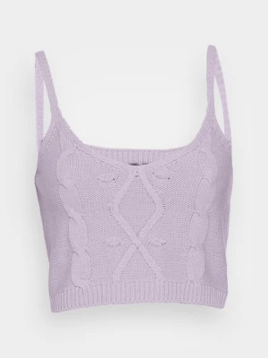 Top Missguided liliowy