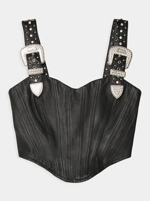 Top MOSCHINO czarny