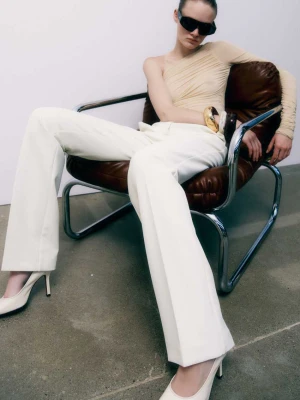 Top na jedno ramię z drapowaniem PATRIZIA PEPE