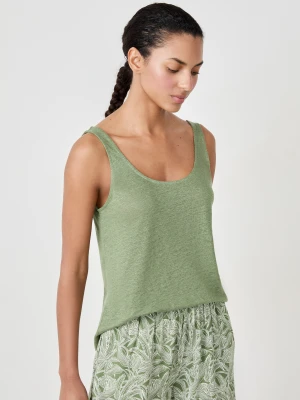 Top na ramiączkach 100% len Etam