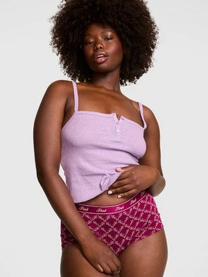 Top na ramiączkach Henley Pointelle Victoria's Secret