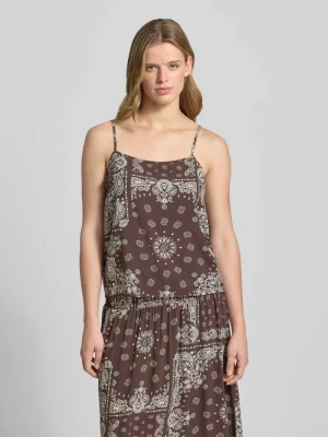 Top na ramiączkach o kroju regular fit z czystej wiskozy model 'RAMSE AMBEL' Only