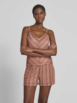 Top na ramiączkach o kroju regular fit ze wzorem na całej powierzchni model ‘DEMI’ Vero Moda