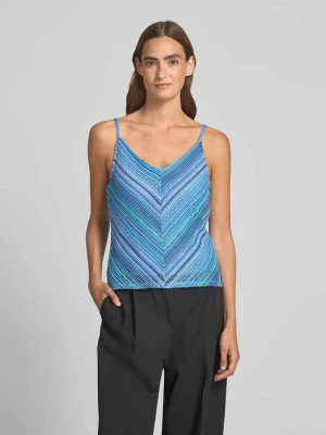 Top na ramiączkach o kroju regular fit ze wzorem na całej powierzchni model ‘DEMI’ Vero Moda