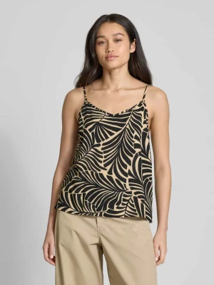 Top na ramiączkach o kroju regular fit ze wzorem na całej powierzchni model ‘NOVA LIFE’ Only