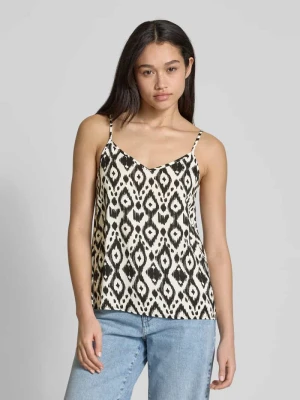 Top na ramiączkach o kroju regular fit ze wzorem na całej powierzchni model ‘NOVA LIFE’ Only