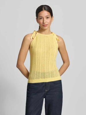 Top na ramiączkach o kroju relaxed fit z mieszanka bawełny model 'LUX LIGHT' Vero Moda