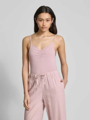 Top na ramiączkach o kroju slim fit z czystej bawełny model ‘CARLOTTA’ Only