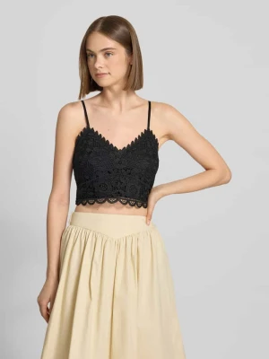 Top na ramiączkach o kroju slim fit z mieszanka wiskozy model 'HONEY' Only
