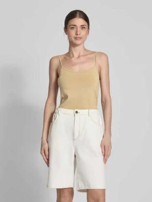 Top na ramiączkach o kroju slim fit z mieszanki bawełny s.Oliver RED LABEL