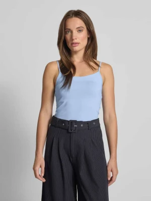 Top na ramiączkach o kroju slim fit z mieszanki bawełny s.Oliver RED LABEL