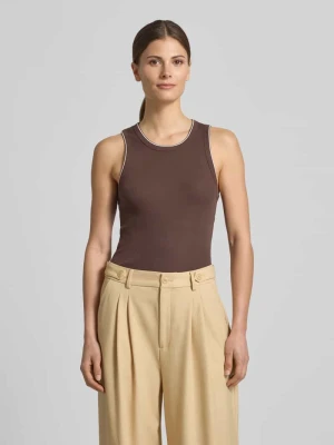 Top na ramiączkach o prążkowanej fakturze model 'Ilesso springclub' Opus