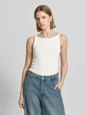 Top na ramiączkach o prążkowanym wyglądzie model 'Izli' Opus