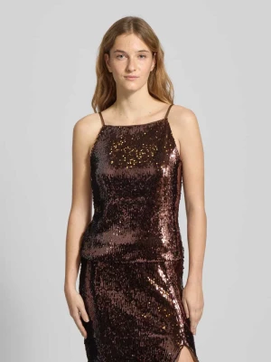 Top na ramiączkach z cekinami model ‘Inska’ LeGer by Lena Gercke