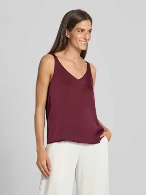 Top na ramiączkach z dekoltem w serek V by Vera Mont