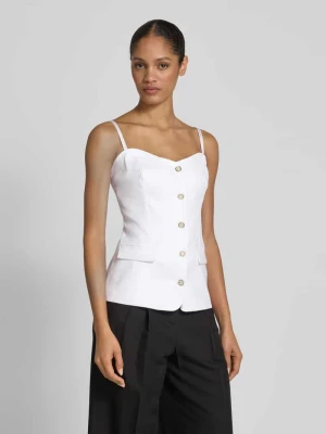Top na ramiączkach z listwą guzikową model ‘ISABEAU’ Guess