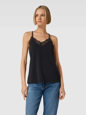Top na ramiączkach z obszyciem z koronki model ‘ANA’ Vero Moda