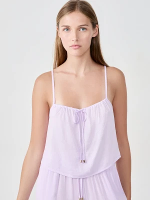 Top satynowy na ramiączkach Etam