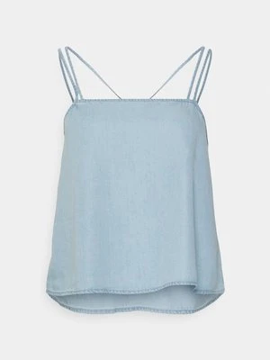 Top Noisy May jasnoniebieski denim